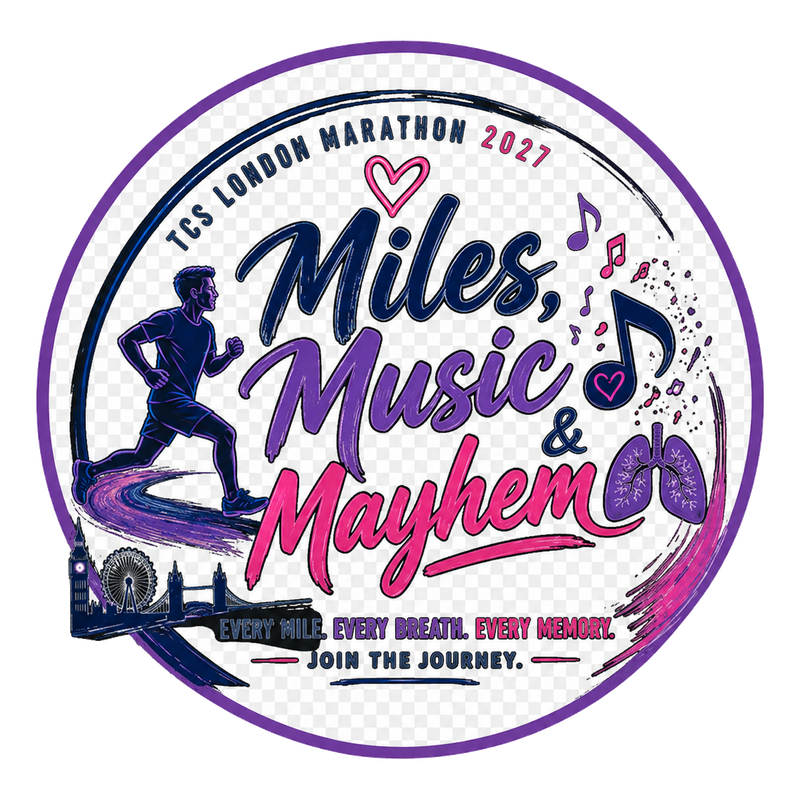 Miles, Music & Mayhem campaign logo